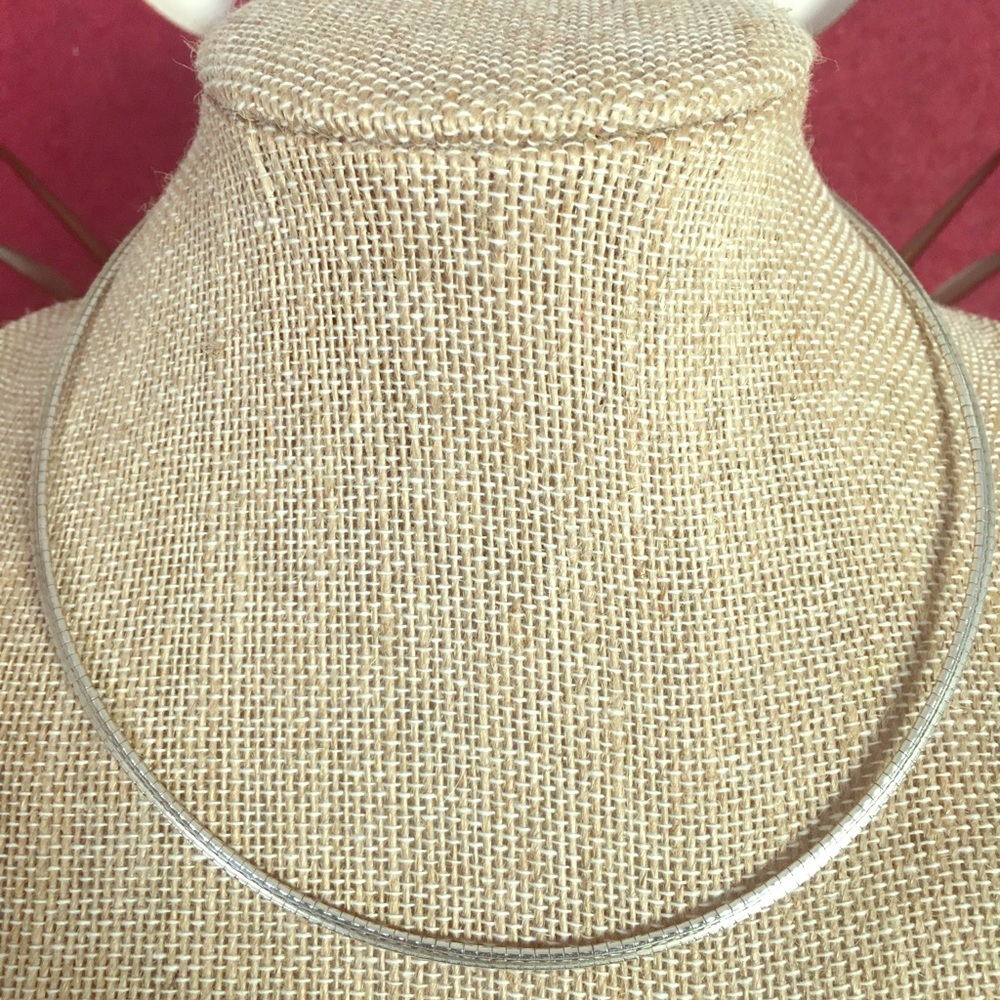Sterling silver 16” omega chain